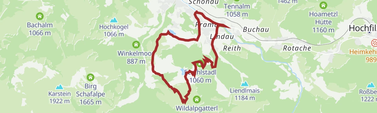 Route map: 05 Andreas Widhölzl Runde